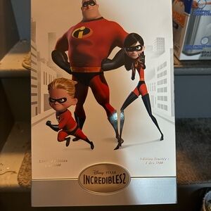 Disney Pixar Incredibles 2 Limited Edition Poster - Red, Black, White